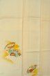 画像5: O1002Z 女性用 訪問着   シルク（正絹） 淡いアイボリー,  花 【中古】【USED】【リサイクル】 ★★☆☆☆【O1002Z】 (5)
