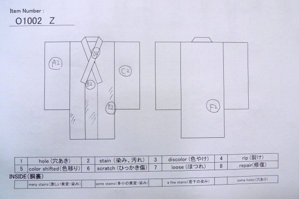 画像16: O1002Z 女性用 訪問着   シルク（正絹） 淡いアイボリー,  花 【中古】【USED】【リサイクル】 ★★☆☆☆【O1002Z】 (16)