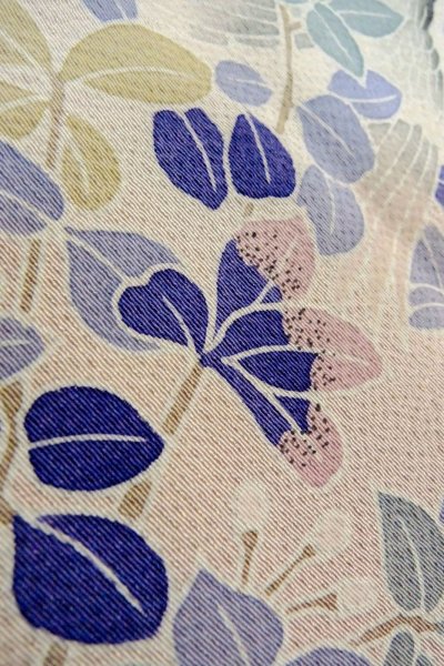 画像11: O1003B 女性用 訪問着   シルク（正絹） 淡い桃色,  桜 【中古】【USED】【リサイクル】 ★★☆☆☆【O1003B】 (11)