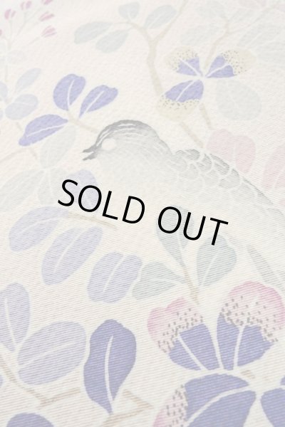 画像12: O1003B 女性用 訪問着   シルク（正絹） 淡い桃色,  桜 【中古】【USED】【リサイクル】 ★★☆☆☆【O1003B】 (12)