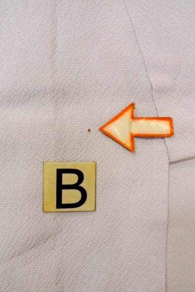 画像18: O1003B 女性用 訪問着   シルク（正絹） 淡い桃色,  桜 【中古】【USED】【リサイクル】 ★★☆☆☆【O1003B】 (18)