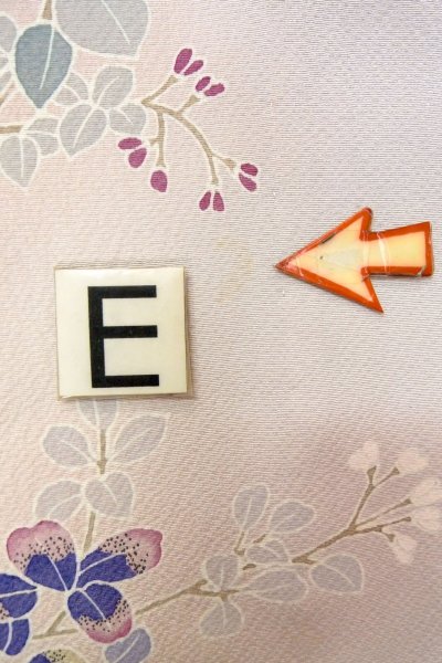 画像21: O1003B 女性用 訪問着   シルク（正絹） 淡い桃色,  桜 【中古】【USED】【リサイクル】 ★★☆☆☆【O1003B】 (21)