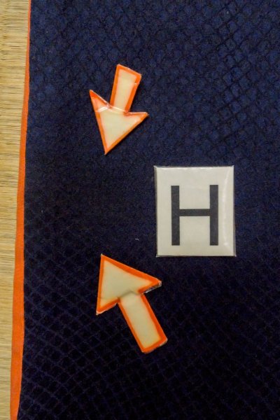 画像24: O1003C 女性用 訪問着   シルク（正絹） 深い藍,  花 【中古】【USED】【リサイクル】 ★★☆☆☆【O1003C】 (24)