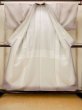 画像3: O1003E 女性用 訪問着   シルク（正絹） 淡い灰色がかった藤色,  花 【中古】【USED】【リサイクル】 ★★☆☆☆【O1003E】 (3)