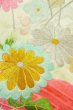 画像9: O1003F 女性用 振袖   シルク（正絹） 光沢のある白,  菊 【中古】【USED】【リサイクル】 ★★☆☆☆【O1003F】 (9)