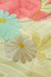 画像12: O1003F 女性用 振袖   シルク（正絹） 光沢のある白,  菊 【中古】【USED】【リサイクル】 ★★☆☆☆【O1003F】 (12)
