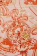 画像9: O1105A 女性用 振袖   シルク（正絹） 薄い桃色,  ぼたん 【中古】【USED】【リサイクル】 ★★☆☆☆【O1105A】 (9)
