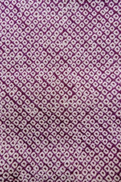 画像13: O1126A 女性用 振袖   シルク（正絹） 白,  ぼたん 【中古】【USED】【リサイクル】 ★★★☆☆【O1126A】 (13)