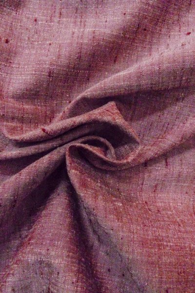 画像12: O1126C 女性用 紬   シルク（正絹） 灰色がかった赤色,  【中古】【USED】【リサイクル】 ★★★☆☆【O1126C】 (12)