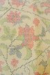 画像5: O1126D 女性用 紬  十日町紬  シルク（正絹） アイボリー,  花 【中古】【USED】【リサイクル】 ★★★★☆【O1126D】 (5)