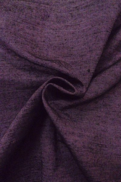 画像11: O1126E 女性用 紬   シルク（正絹） 深い紫色,  【中古】【USED】【リサイクル】 ★★★★☆【O1126E】 (11)