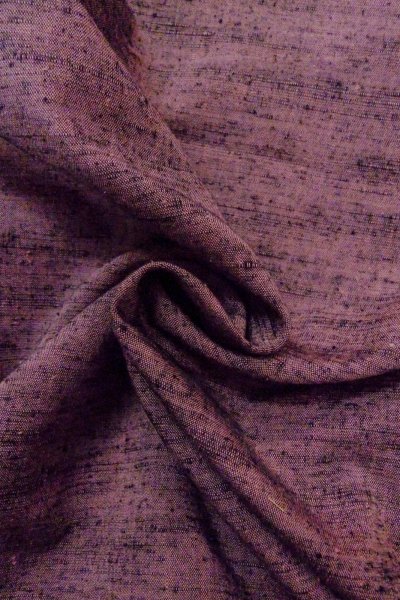 画像12: O1126G 女性用 紬   シルク（正絹） 灰色がかった藤色,  【中古】【USED】【リサイクル】 ★★★☆☆【O1126G】 (12)