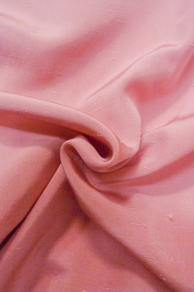 画像12: O1126L 女性用 色無地   シルク（正絹） 桃色,  【中古】【USED】【リサイクル】 ★★★☆☆【O1126L】 (12)