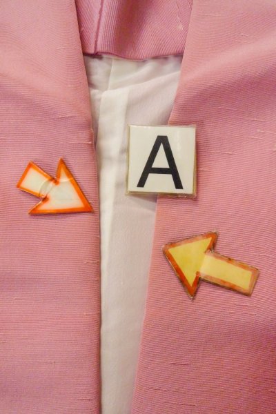 画像15: O1126L 女性用 色無地   シルク（正絹） 桃色,  【中古】【USED】【リサイクル】 ★★★☆☆【O1126L】 (15)