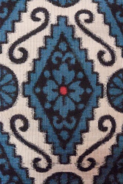 画像5: O1126N 女性用 織   シルク（正絹） 深い緑色,  花 【中古】【USED】【リサイクル】 ★★★☆☆【O1126N】 (5)