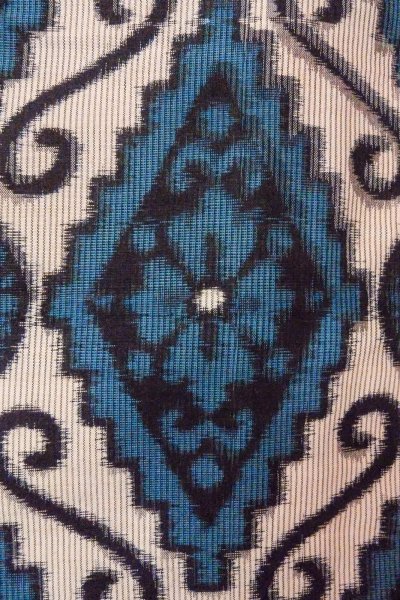 画像7: O1126N 女性用 織   シルク（正絹） 深い緑色,  花 【中古】【USED】【リサイクル】 ★★★☆☆【O1126N】 (7)