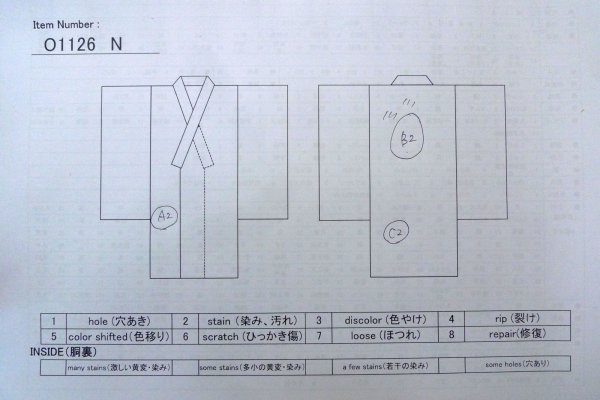画像13: O1126N 女性用 織   シルク（正絹） 深い緑色,  花 【中古】【USED】【リサイクル】 ★★★☆☆【O1126N】 (13)
