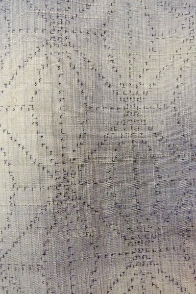 画像6: O1126P 女性用 紬  十日町紬  シルク（正絹） 薄い灰色,  小さな点々 【中古】【USED】【リサイクル】 ★★☆☆☆【O1126P】 (6)