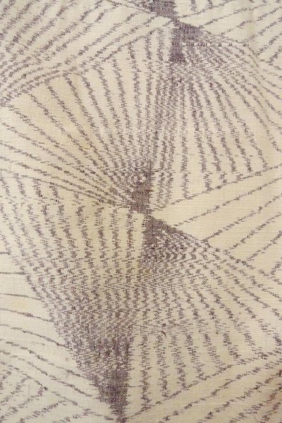 画像5: O1126S 女性用 紬   シルク（正絹） アイボリー,  線 【中古】【USED】【リサイクル】 ★★☆☆☆【O1126S】 (5)