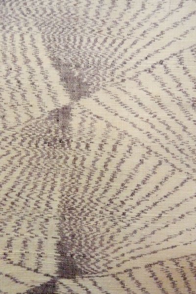 画像6: O1126S 女性用 紬   シルク（正絹） アイボリー,  線 【中古】【USED】【リサイクル】 ★★☆☆☆【O1126S】 (6)