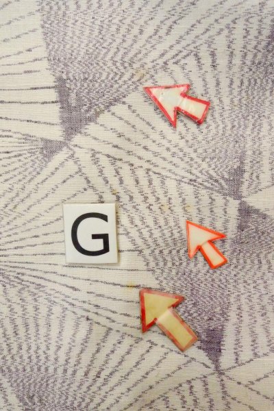 画像20: O1126S 女性用 紬   シルク（正絹） アイボリー,  線 【中古】【USED】【リサイクル】 ★★☆☆☆【O1126S】 (20)