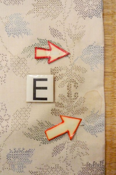 画像18: O1126Y 女性用 紬   シルク（正絹） オフ　ホワイト,  十字 【中古】【USED】【リサイクル】 ★★★☆☆【O1126Y】 (18)