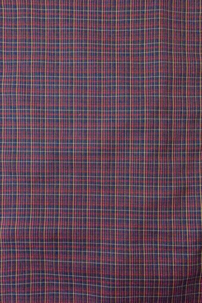 画像4: O1127B 女性用 紬   シルク（正絹） 黒,  チェック柄 【中古】【USED】【リサイクル】 ★★★★☆【O1127B】 (4)