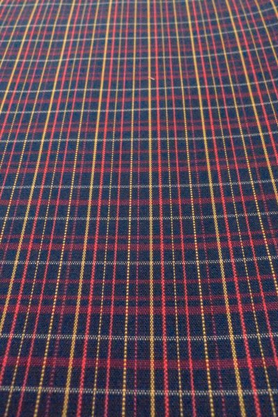 画像9: O1127B 女性用 紬   シルク（正絹） 黒,  チェック柄 【中古】【USED】【リサイクル】 ★★★★☆【O1127B】 (9)