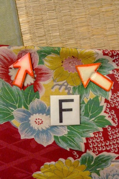 画像20: O1205A 女性用 羽織   シルク（正絹） 深い赤色,  花 【中古】【USED】【リサイクル】 ★☆☆☆☆【O1205A】 (20)