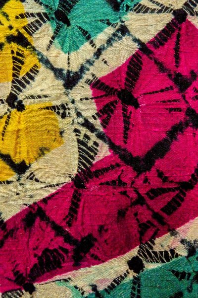 画像7: O1205C 女性用 羽織   シルク（正絹） 鮮やか青緑色,  車輪 【中古】【USED】【リサイクル】 ★☆☆☆☆【O1205C】 (7)