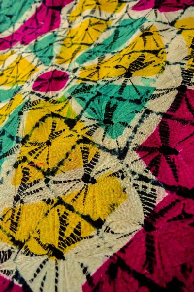 画像9: O1205C 女性用 羽織   シルク（正絹） 鮮やか青緑色,  車輪 【中古】【USED】【リサイクル】 ★☆☆☆☆【O1205C】 (9)