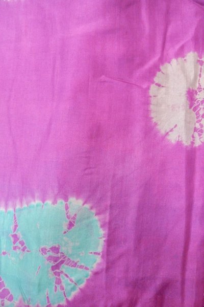 画像13: O1205F 女性用 羽織   シルク（正絹） 赤色,  ぼたん 【中古】【USED】【リサイクル】 ★★☆☆☆【O1205F】 (13)