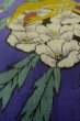 画像9: O1205G 女性用 羽織   シルク（正絹） 鮮やか紫色,  花 【中古】【USED】【リサイクル】 ★★★☆☆【O1205G】 (9)