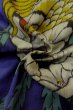 画像11: O1205G 女性用 羽織   シルク（正絹） 鮮やか紫色,  花 【中古】【USED】【リサイクル】 ★★★☆☆【O1205G】 (11)