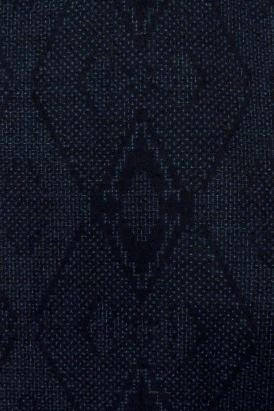 画像5: O1209B 女性用 紬   シルク（正絹） 深い紺,  かのこ 【中古】【USED】【リサイクル】 ★★★★☆【O1209B】 (5)