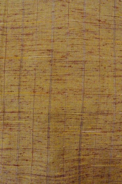 画像5: O1209D 女性用 紬  米沢紬  シルク（正絹） 薄い茶色,  縞 【中古】【USED】【リサイクル】 ★★★★☆【O1209D】 (5)