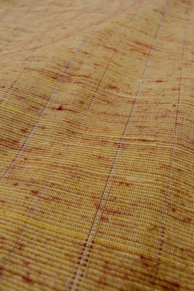 画像8: O1209D 女性用 紬  米沢紬  シルク（正絹） 薄い茶色,  縞 【中古】【USED】【リサイクル】 ★★★★☆【O1209D】 (8)