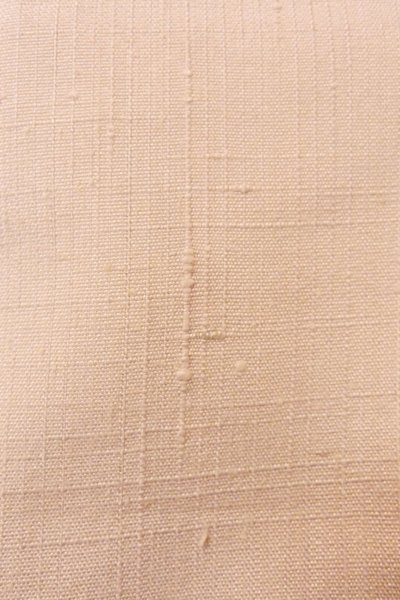 画像6: O1209E 女性用 色無地  米沢紬  シルク（正絹） 淡い桃色,  【中古】【USED】【リサイクル】 ★★★☆☆【O1209E】 (6)