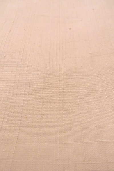 画像8: O1209E 女性用 色無地  米沢紬  シルク（正絹） 淡い桃色,  【中古】【USED】【リサイクル】 ★★★☆☆【O1209E】 (8)