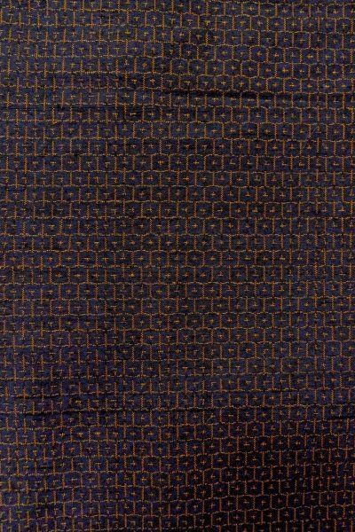 画像5: O1209J 女性用 紬   シルク（正絹） 深い黒,  亀甲 【中古】【USED】【リサイクル】 ★★★★☆【O1209J】 (5)