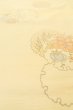 画像10: O1209L 女性用 紬   シルク（正絹） 淡いアイボリー,  花 【中古】【USED】【リサイクル】 ★★☆☆☆【O1209L】 (10)