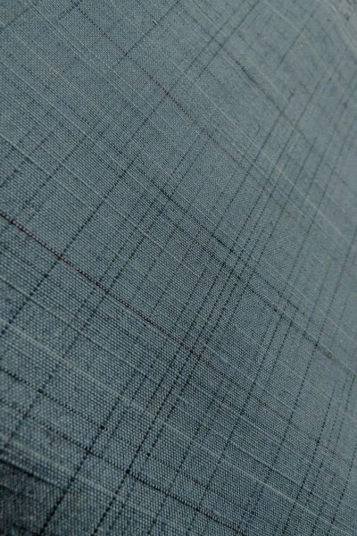 画像9: O1209N 女性用 紬   シルク（正絹） 淡い紺,  チェック柄 【中古】【USED】【リサイクル】 ★★★☆☆【O1209N】 (9)