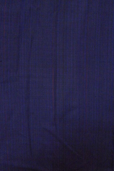 画像4: O1209S 女性用 紬   シルク（正絹） 深い青,  縞 【中古】【USED】【リサイクル】 ★★★★☆【O1209S】 (4)