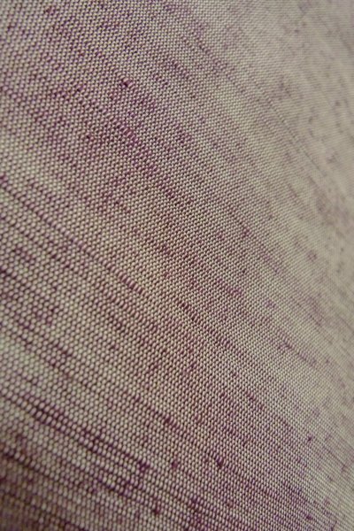 画像9: O1209U 女性用 紬   シルク（正絹） 薄い灰色がかった藤色,  車輪 【中古】【USED】【リサイクル】 ★★★★☆【O1209U】 (9)