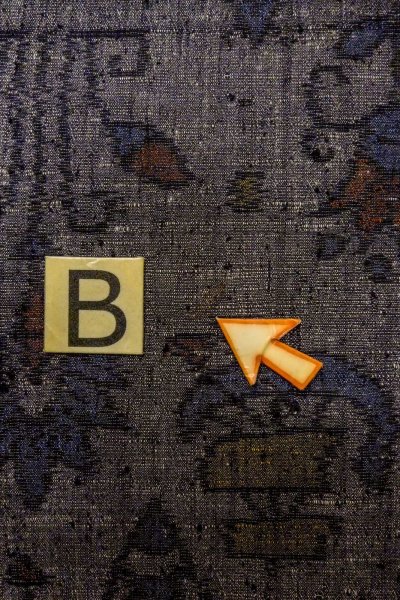 画像15: O1209Z 女性用 紬   シルク（正絹） 深い灰色,  花 【中古】【USED】【リサイクル】 ★★☆☆☆【O1209Z】 (15)