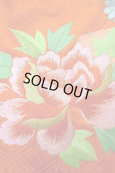 画像7: O1225F 女性用 女の子用着物   シルク（正絹） 白,  菊 【中古】【USED】【リサイクル】 ★☆☆☆☆【O1225F】 (7)