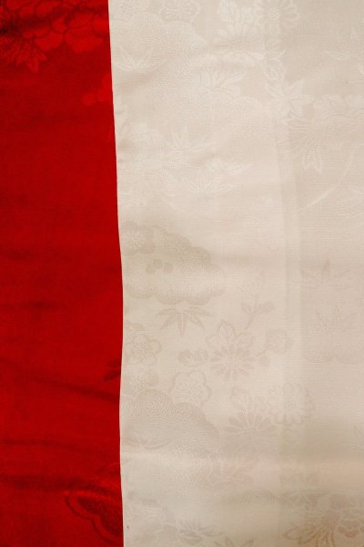 画像5: O1225G 女性用 女の子用長襦袢   シルク（正絹） 淡い薄い桃色,  【中古】【USED】【リサイクル】 ★★★★☆【O1225G】 (5)