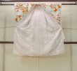 画像2: O1225M 女性用 女の子用着物   シルク（正絹） 白,  ぼたん 【中古】【USED】【リサイクル】 ★★★☆☆【O1225M】 (2)