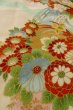 画像10: O1225M 女性用 女の子用着物   シルク（正絹） 白,  ぼたん 【中古】【USED】【リサイクル】 ★★★☆☆【O1225M】 (10)