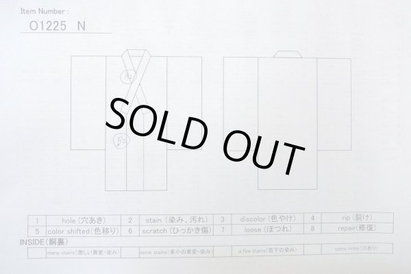 画像14: O1225N 女性用 女の子用着物   化繊 鮮やか赤色,  桜 【中古】【USED】【リサイクル】 ★★★☆☆【O1225N】 (14)